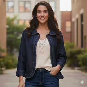 Cato Dark Blue One-Button Jacket
